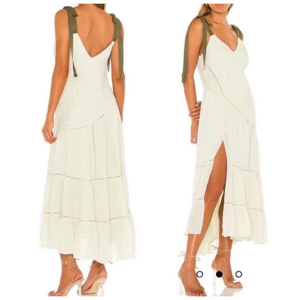 New! Cinq A Sept Claire Midi Dress in Meadow Size 4 $595